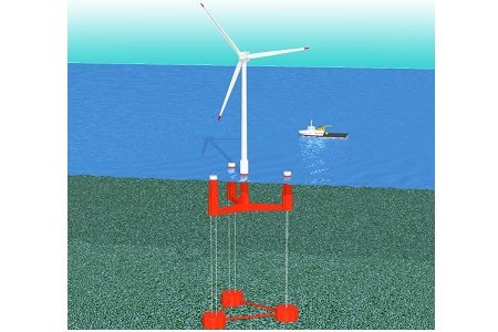 TLP型浮体式洋上風力発電の研究開発（2011年）